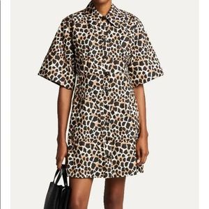 Sea New York Apollo Shirt Dress Giraffe Print Size 4 NWT